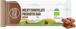 BrainMax Pure Prebiotic Bar, Milky Chocolate, proteínová tyčinka s vlákninou, BIO, 60 g  *CZ-BIO-001 certifikát/ tyčinka s vlákninou,…