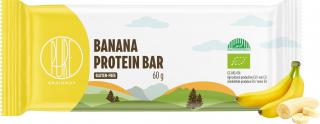 BrainMax Pure Protein Bar, Proteínová tyčinka, Banán, BIO, 60 g  *CZ-BIO-001 certifikát