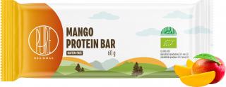 BrainMax Pure Protein Bar, Proteínová tyčinka, Mango, BIO, 60 g  *CZ-BIO-001 certifikát