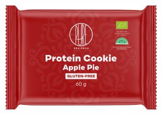 BrainMax Pure Protein Cookie, Apple Pie, Jablčný koláč, BIO, 60 g  Proteinová sušenka s jablky / *CZ-BIO-001 certifikát