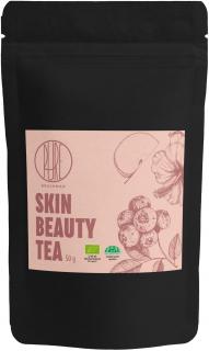 BrainMax Pure Skin Beauty Tea, čaj pre krásnu pleť, 50 g, BIO  *CZ-BIO-001 certifikát / Sypaný čaj so zmesou bylín pre podporu pleti, vlasov a nechtov…