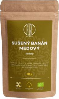 BrainMax Pure Sušený banán medový, kúsky BIO, 150 g  *CZ-BIO-001 certifikát