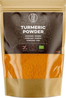 BrainMax Pure Turmeric Powder, Kurkuma BIO prášok, 500 g  *CZ-BIO-001 certifikát