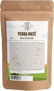 BrainMax Pure Yerba Maté, Aníz a Harmanček, 500 g