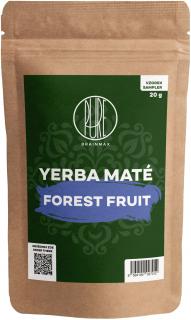 BrainMax Pure Yerba Maté, Lesné ovocie, 20 g