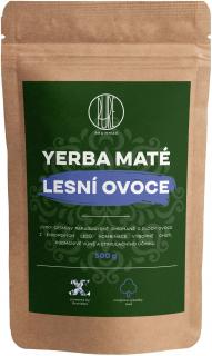 BrainMax Pure Yerba Maté, lesné ovocie, 500 g