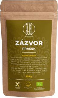 BrainMax Pure Zázvor BIO prášok, 100 g  *CZ-BIO-001 certifikát