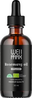 BrainMax Rosemary oil, rozmarínový olej, BIO, 30 ml  Olej z rozmarínu lekárskeho na posilnenie vlasov a na regeneráciu vlasovej pokožky, *CZ-BIO-001…