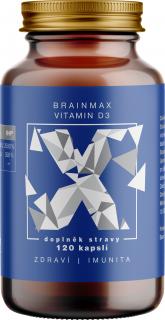 BrainMax Vitamín D3 5000 IU, 120 kapsúl  Doplnok stravy