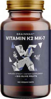 BrainMax Vitamín K2 ako MK7 all-trans K2VITAL®DELTA 150 mcg, 100 rastlinných kapsúl  Najlepšie vstrebateľná a využiteľná patentovaná forma vitamínu K2…