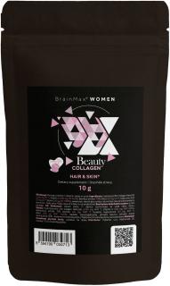 BrainMax Women Beauty Fish Collagen, morský rybí kolagen Naticol®, 10 g, VZORKA  Hydrolyzovaný morský kolagén Naticol®, kyselina hyalurónová a vitamín…