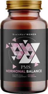 BrainMax Women PMS Hormonal Balance, 90 rastlinných kapsúl  Vedecky overený komplex pre hormonálnu rovnováhu u žien, 30 dávok, doplnok stravy