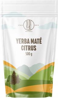 BrainMax Yerba Maté Lemon, Yerba maté Citrus, 500 g