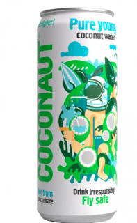 Coconaut Pure Young Coconut Water, kokosová voda, 320 ml  *SK-BIO-001 certifikát