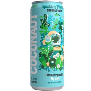 Coconaut Pure Young Coconut Water, sycená kokosová voda, 320 ml