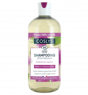 COSLYS - Šampon pro mastné vlasy lopuch a jujuba, 500 ml  *SK-BIO-001 certifikát