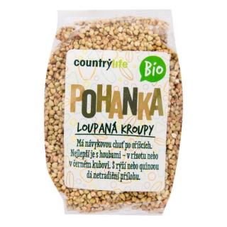 CountryLife - Pohánka lúpaná krúpy BIO, 500g  *CZ-BIO-001 certifikát