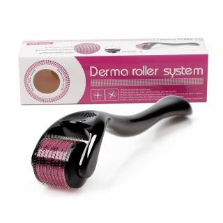 Derma Roller System, valček na pokožku hlavy s ihličkami, 540 ihiel (0,5 mm)