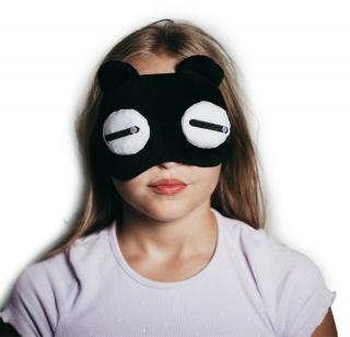 Detské masky na spanie  Pohodlná detská maska ​​na spanie s motívmi obľúbených rozprávkových postáv. Farba: Panda