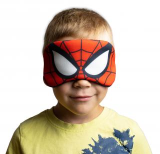 Detské masky na spanie  Pohodlná detská maska ​​na spanie s motívmi obľúbených rozprávkových postáv. Farba: Spiderman, červená