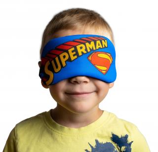 Detské masky na spanie  Pohodlná detská maska ​​na spanie s motívmi obľúbených rozprávkových postáv. Farba: Superman