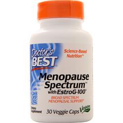 Doctors Best Menopause Spectrum with EstroG-100 (menopauza), 30 rastlinných kapsúl