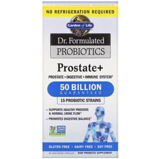 Dr. Formulated Probiotics Prostate+ (probiotiká pre mužov), 50 mld. CFU, 15 kmeňov, 60 rastlinných kapsúl