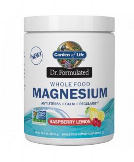 Garden of Life - Magnesium Dr. Formulated (horčík) - malina a citrón, 419g
