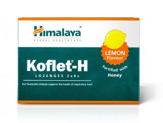 Himalaya Koflet-H Lemon, pastilky s příchutí citrónu, 12 pastilek  Výživový doplnok