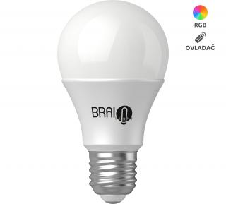 Inteligentná žiarovka BrainLight LED, závit E27, 8,5W, s ovladáčom, stmievateľná