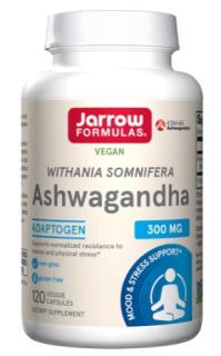 Jarrow Formulas Extrakt z Ashwagandhy (ašvaganda), 300 mg, 120 kapsúl  Výživový doplnok