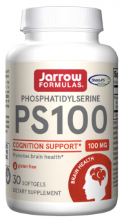 Jarrow Formulas PS 100, Fosfatidylserin 100 mg, zdraví mozku, 30 softgelových kapslí  Výživový doplnok