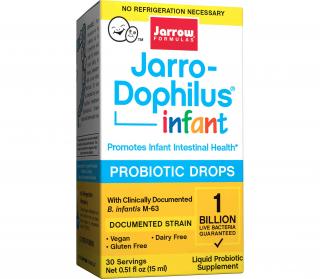 Jarrow Jarro-Dophilus Infant (probiotické kvapky), 15 ml