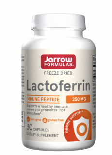 Jarrow Lactoferrin (laktoferin), 250 mg, 30 softgelových kapslí