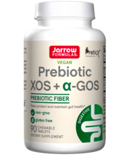 Jarrow Prebiotics XOS + α-GOS, 90 žvýkacích pastilek