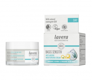 Lavera - Basis Sensitiv Anti-Ageing, Hydratační pleťový krém s Q10, 50 ml