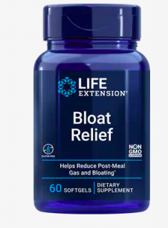 Life Extension Bloat relief (stop nadúvaniu), 60 rastlinných kapsúl