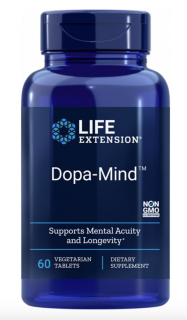 Life Extension Dopa-Mind, podpora dopaminu, 60 rostlinných kapslí  Výživový doplnok