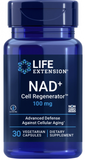 Life Extension NAD+ (NIAGEN®) Cell Regenerator, nikotinamid ribosid 300 mg, 30 rostlinných kapslí  Výživový doplnok