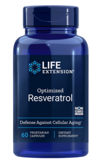 Life Extension Optimized Resveratrol, 250 mg, 60 kapsúl