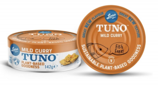 Loma Linda Tuno Mild Curry, alternatíva tuniaka s jemným kari, vegan, 142 g