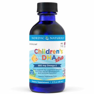 Nordic Naturals Childrens DHA Xtra, Omega 3 pro děti, 880 mg, 60 ml