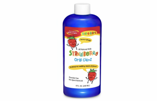 North American Herb & Spice - Bylinná ústní voda pro děti s jahodovou příchutí, 240 ml