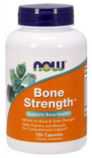 NOW Bone Strength, (silné kosti), 120 kapsúl