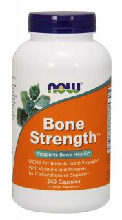 NOW Bone Strength (silné kosti), 240 kapsúl