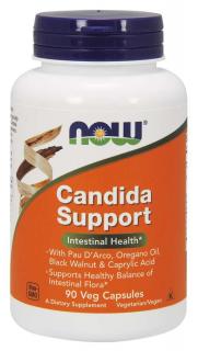 NOW Candida Support, 90 rastlinných kapsúl