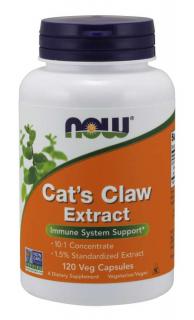 NOW Cat's Claw Extract (Mačací pazúr), 120 rastlinných kapsúl