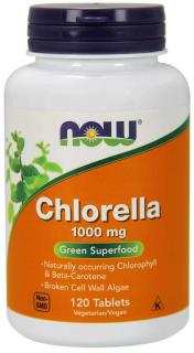 NOW Chlorella, 1000 mg, 120 tabliet