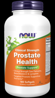 NOW Clinical Strength Prostate Health (podpora prostaty), 180 softgel kapslí