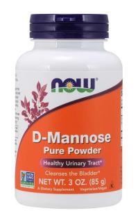 NOW D-Manóza, 85 g, čistý prášok
